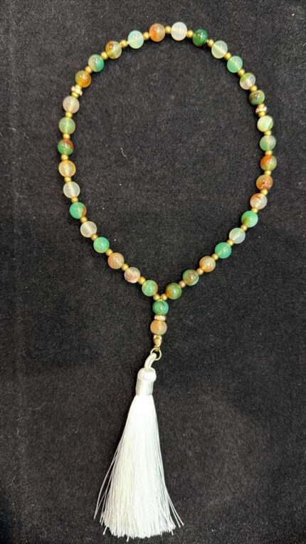 Moss Agate, 8 mm