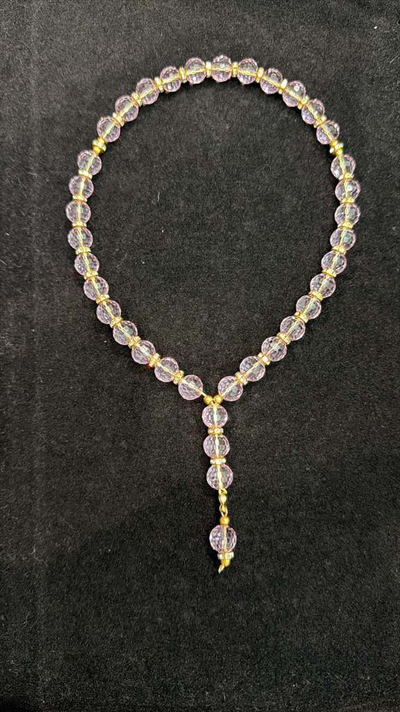 Pink Crystal Glass, 10 mm