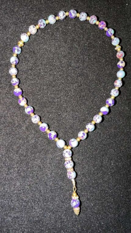 Purple Blue Jasper, 8 mm