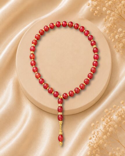 Rose Red Jade, 8 mm