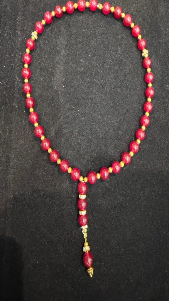 Rose Red Jade, 8 mm