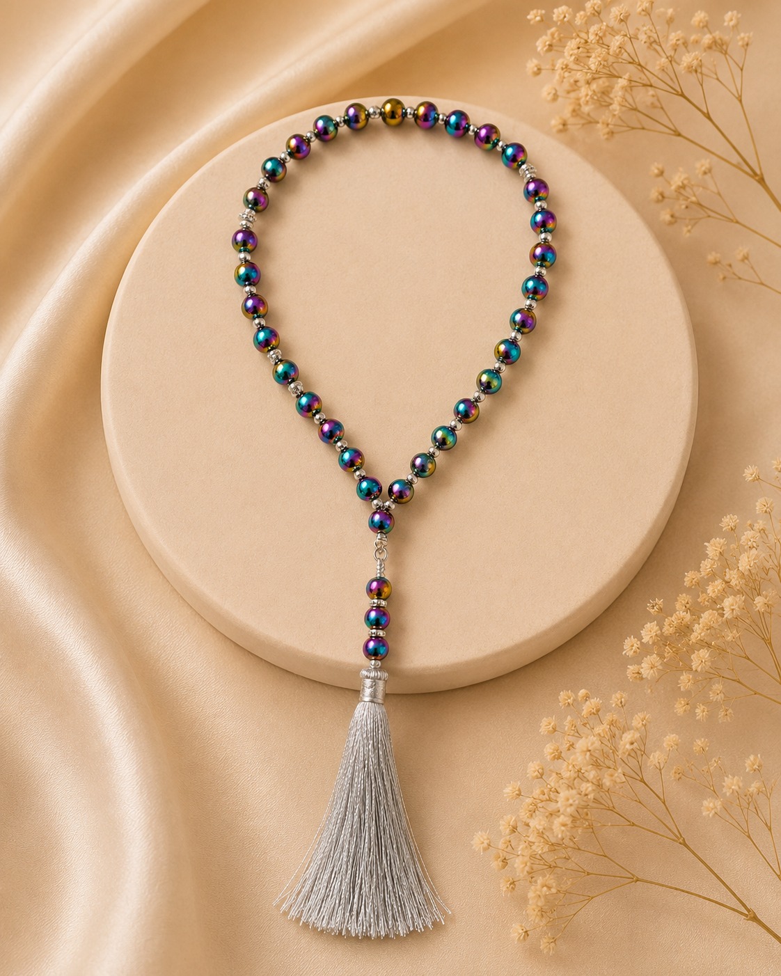 Rainbow Hematite, 8mm 33 beads Rainbow Hematite, 8mm 33 beads